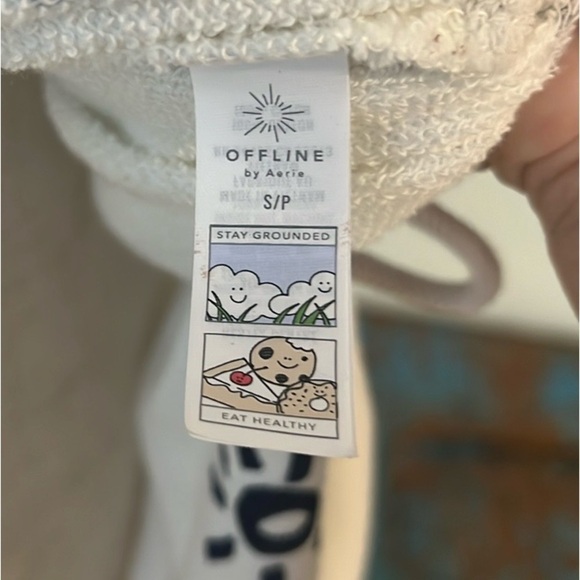 Aerie’s Off-Line, Sinfully Soft Summer Sweatshirt, Lightweight, Side Ties,Size S - Picture 10 of 12